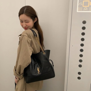 생로랑 램스킨 JAMIE 제이미 토트백 스몰 27cm