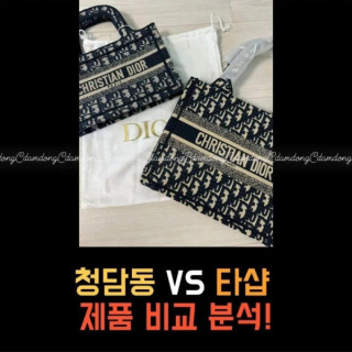 [DIOR] 디올 북트토 백 타업체 비교!
