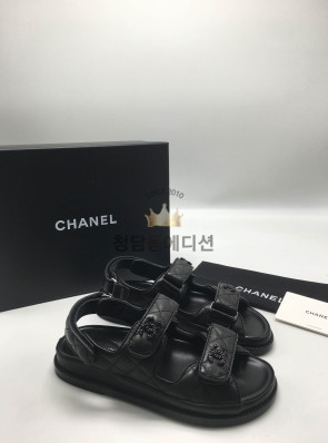 샤넬 벨크로 샌들
