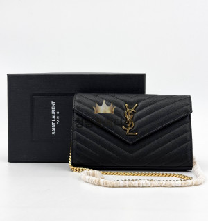 입생로랑 모노그램 체인숄더백 (ZP가죽 동일)