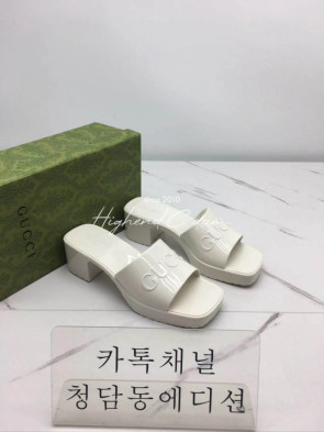 구찌 러버슬라이드 샌들