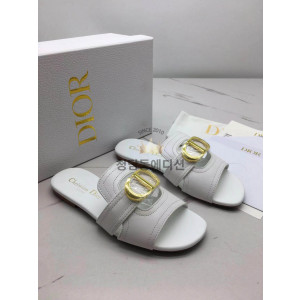 디올 몽테인 플랫 플립플랍 슬리퍼(0.5cm/4cm)