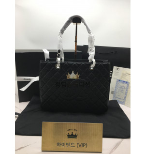 샤넬 A50995 그랜드 샤핑 은장 숄더백 (ZP가죽 동일)