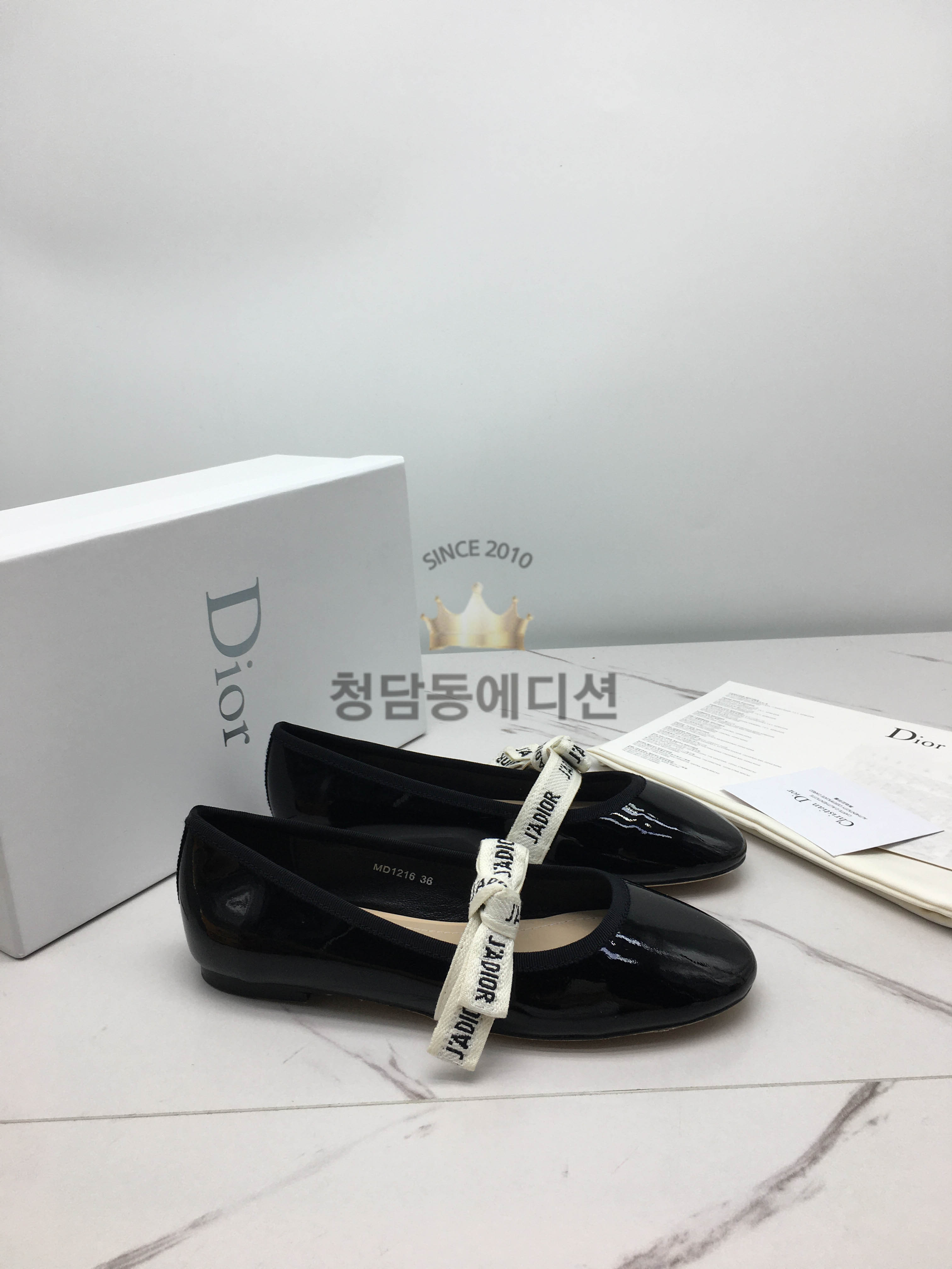디올 J`a dior 발레리나 플랫슈즈