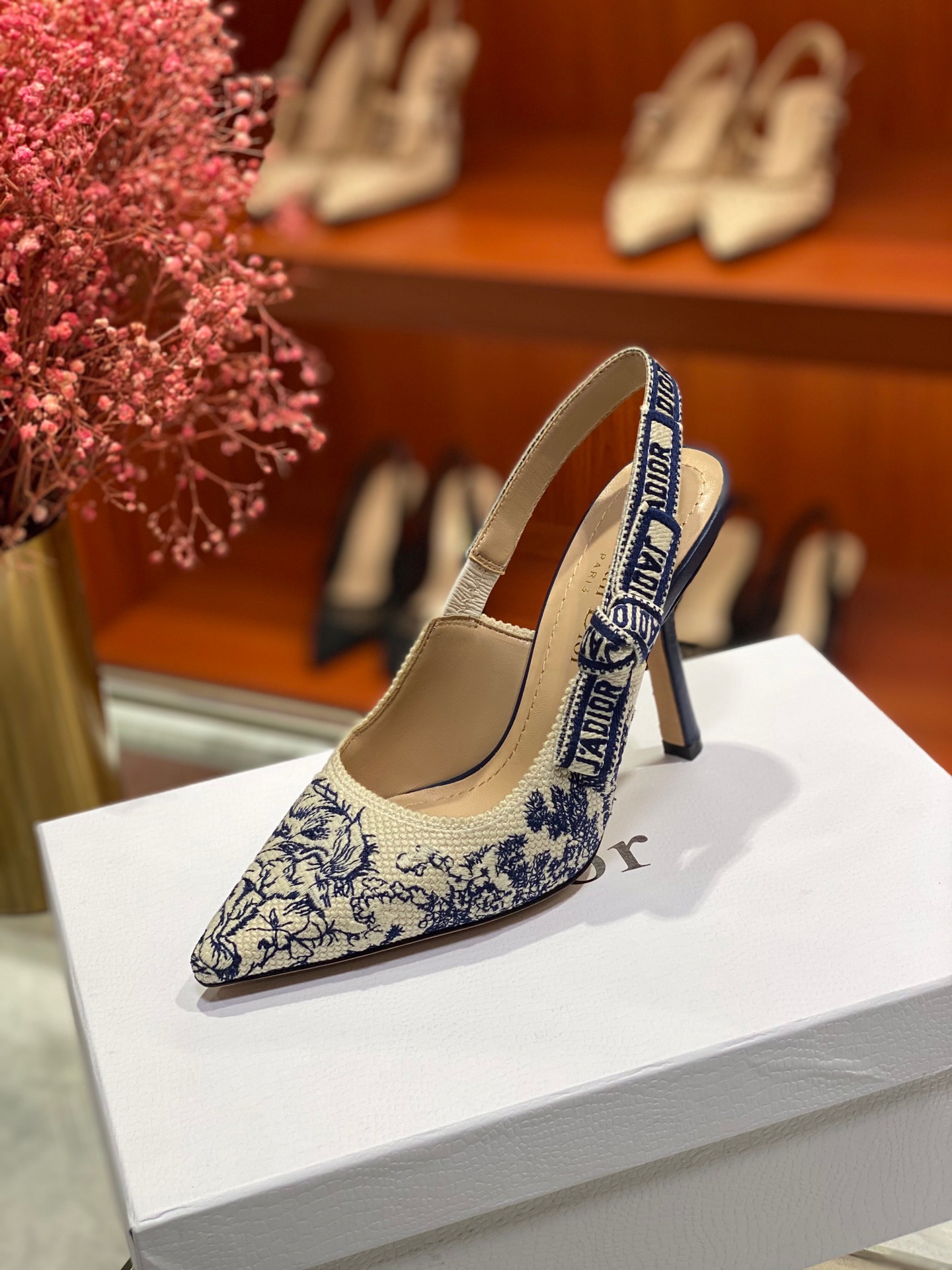 디올 J`a dior 슬링백 힐 (굽1.5cm/6.5cm/9.5cm)