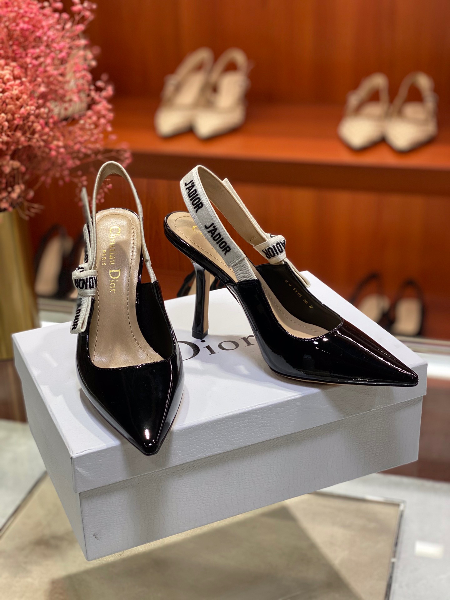 디올 J`a dior 슬링백 힐 (굽1.5cm/6.5cm/9.5cm)