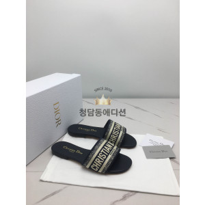 크리스찬 디올 슬라이드 슬리퍼 (컬러 네이비) (1cm/5cm)