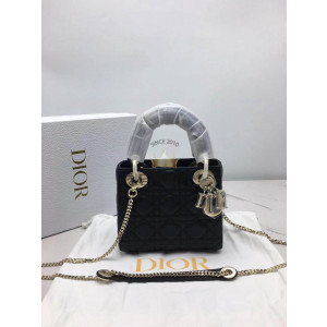디올 레이디백 17cm (금장/은장) 램스킨 [정품동일가죽 최고퀄]