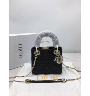 디올 레이디백 17cm (금장/은장) 램스킨 [정품동일가죽 최고퀄]