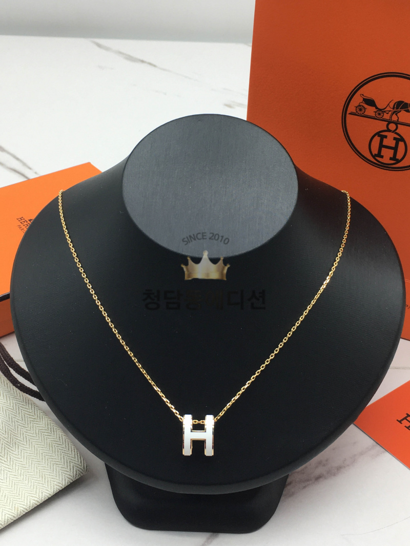 에르메스 팝아슈 목걸이 오리지널 사이즈 (컬러 로즈골드, 옐로우골드)