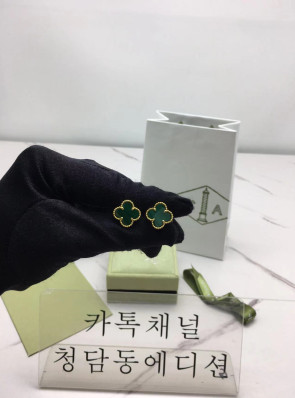 반클 알함브라 빈티지 이어링 귀걸이 (컬러 그린)