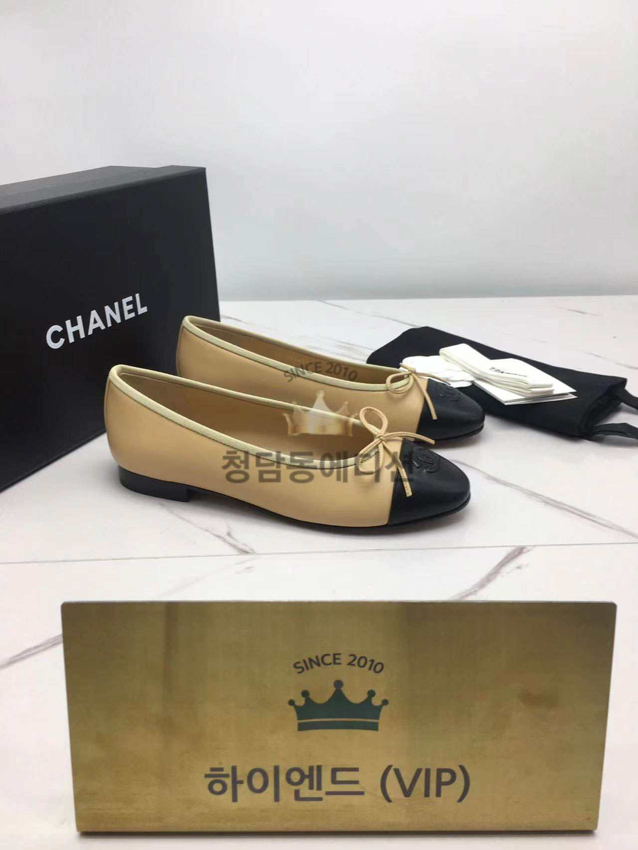 샤넬 발레리나 플랫슈즈 정가품 비교샷 OK 하이엔드급