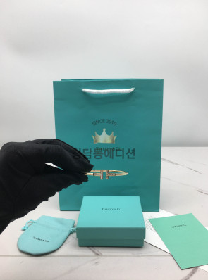 티파니 T와이어 팔찌 (컬러 로즈골드)