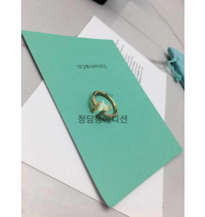 티파니앤코 반지 (컬러 화이트, 블루)