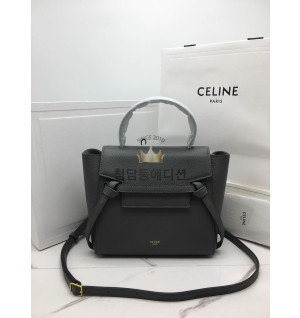 셀린느 벨트백 (컬러 다크그레이) (모든사이즈 보유 정품동일가죽)