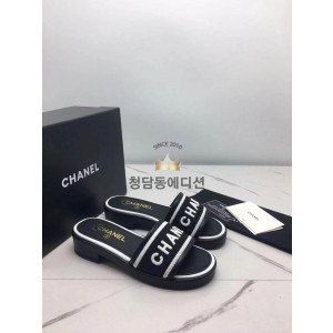 샤넬 트위드 슬리퍼