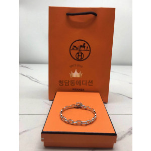 에르메스 돼지코 팔찌 (컬러 옐로우골드, 화이트골드) (V-gold소재)