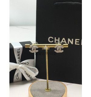 샤넬 CC 귀걸이 (컬러 옐로우골드, 화이트골드)