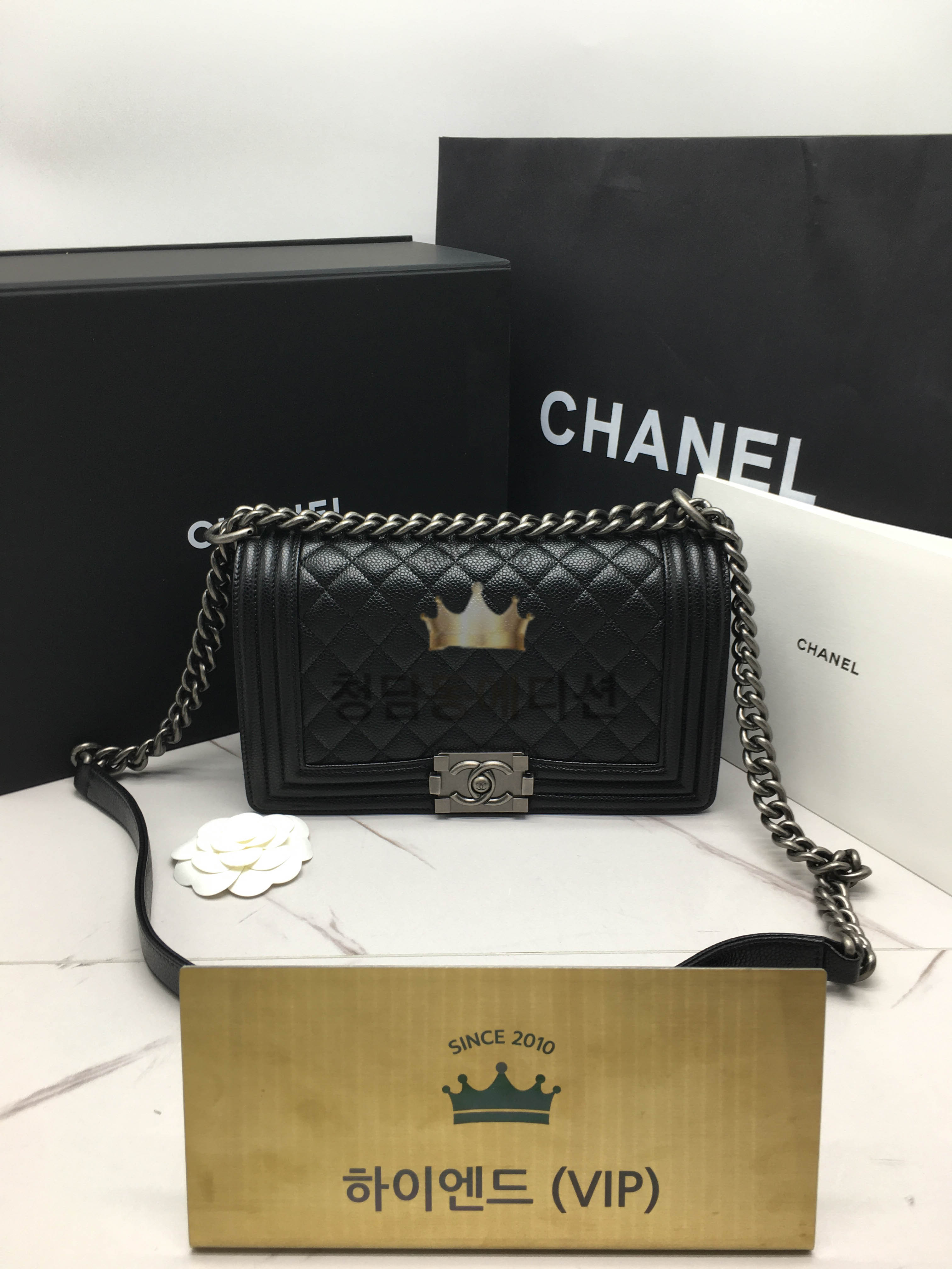 샤넬 보이백 캐비어 미디움 (하이엔드급)