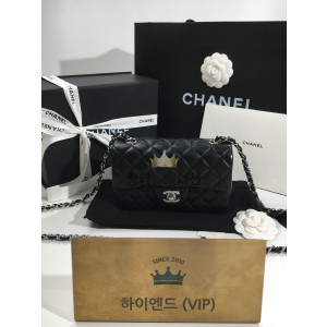 샤넬 클래식 램스킨 플랩백 뉴미니 은장 (upgrade ver.)