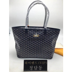고야드 아르투아 지퍼달린 쇼퍼백 PM / MM (컬러 네이비)