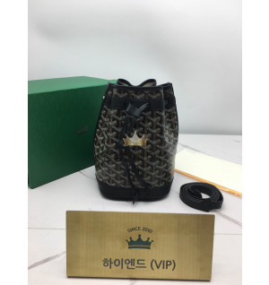 고야드 쁘띠플로 버킷백 (컬러 블랙)