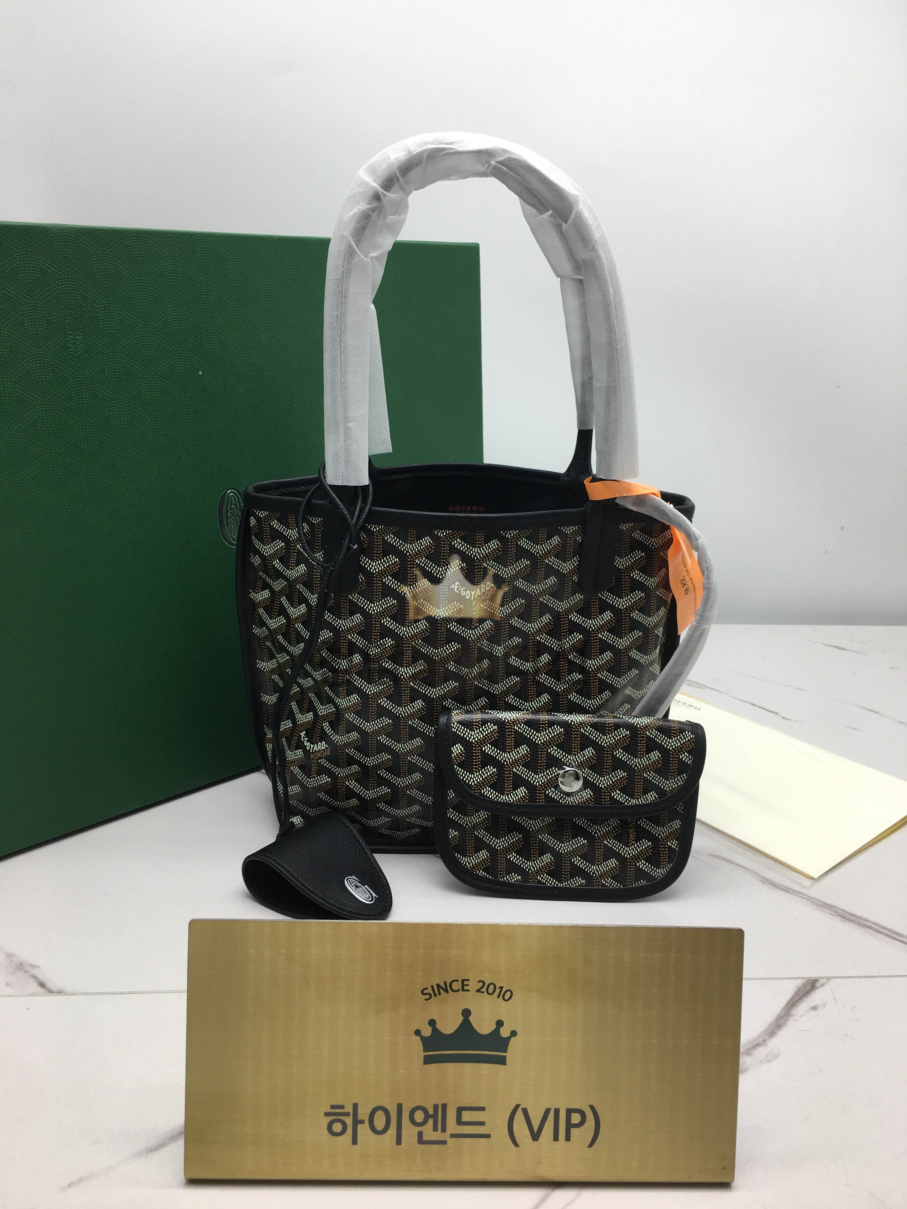 고야드 미니 앙주백 20cm (컬러 블랙)