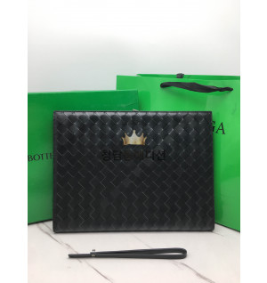 보테가베네타 도큐먼트 클러치백 (컬러 블랙)