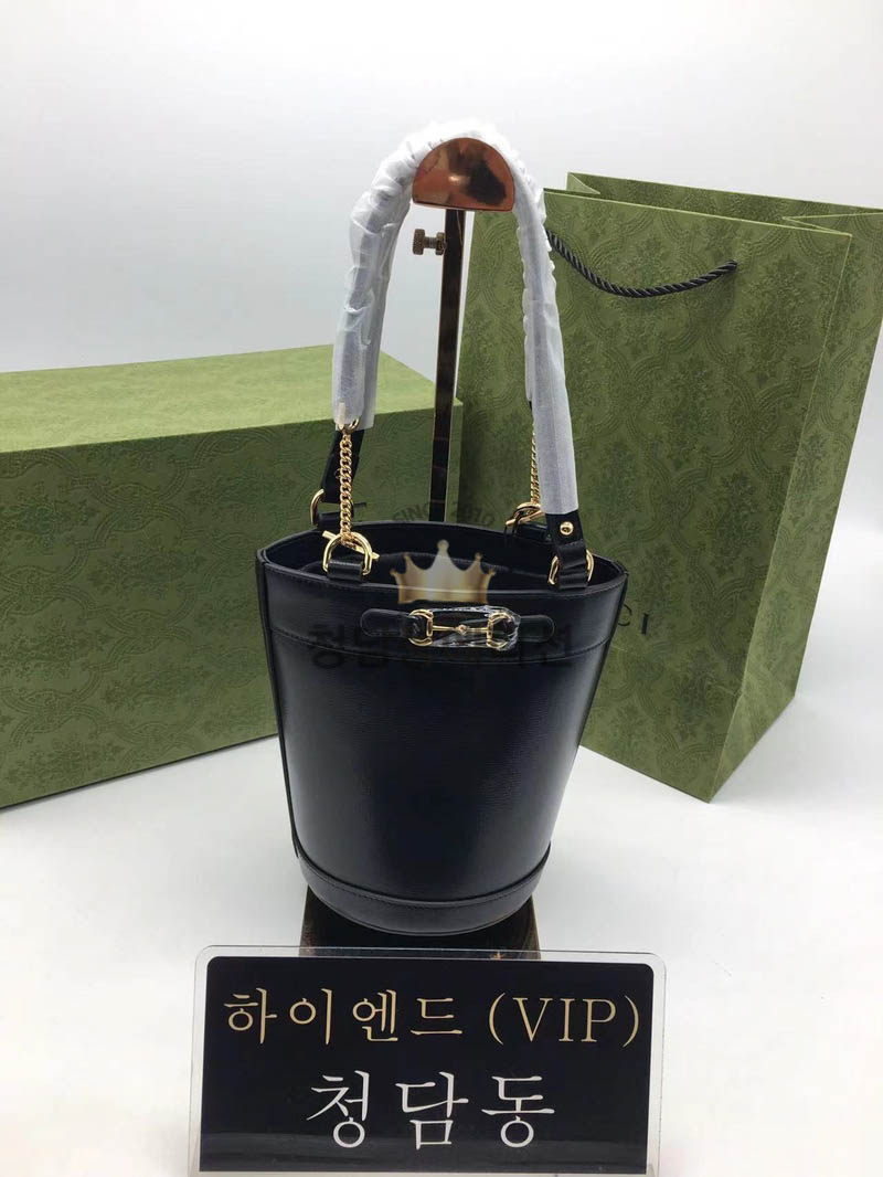 구찌 1955 홀스빗 스몰 버킷백 637115