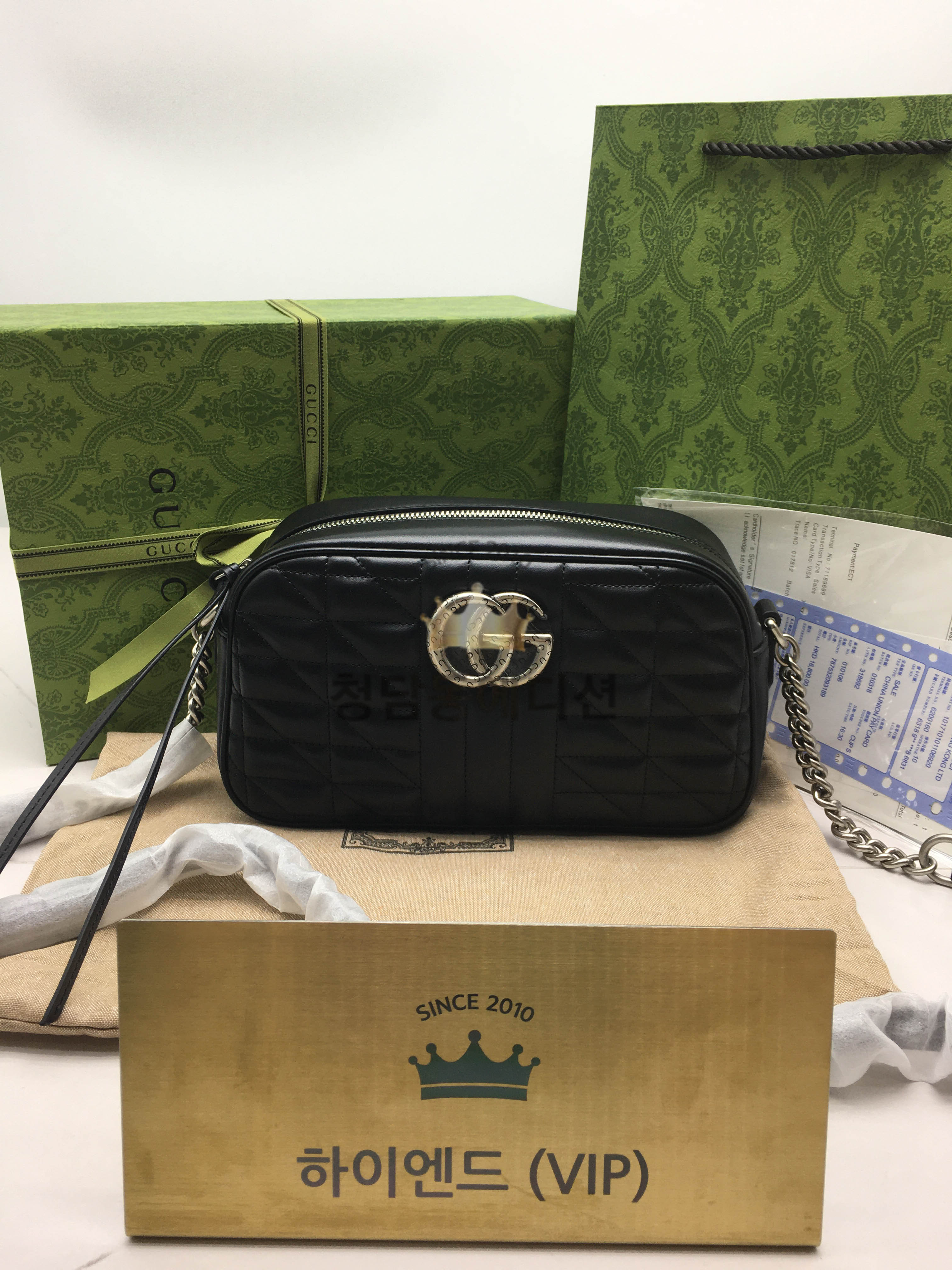 구찌 마몬트 마틀라세 숄더백 스몰 447632 / 24CM