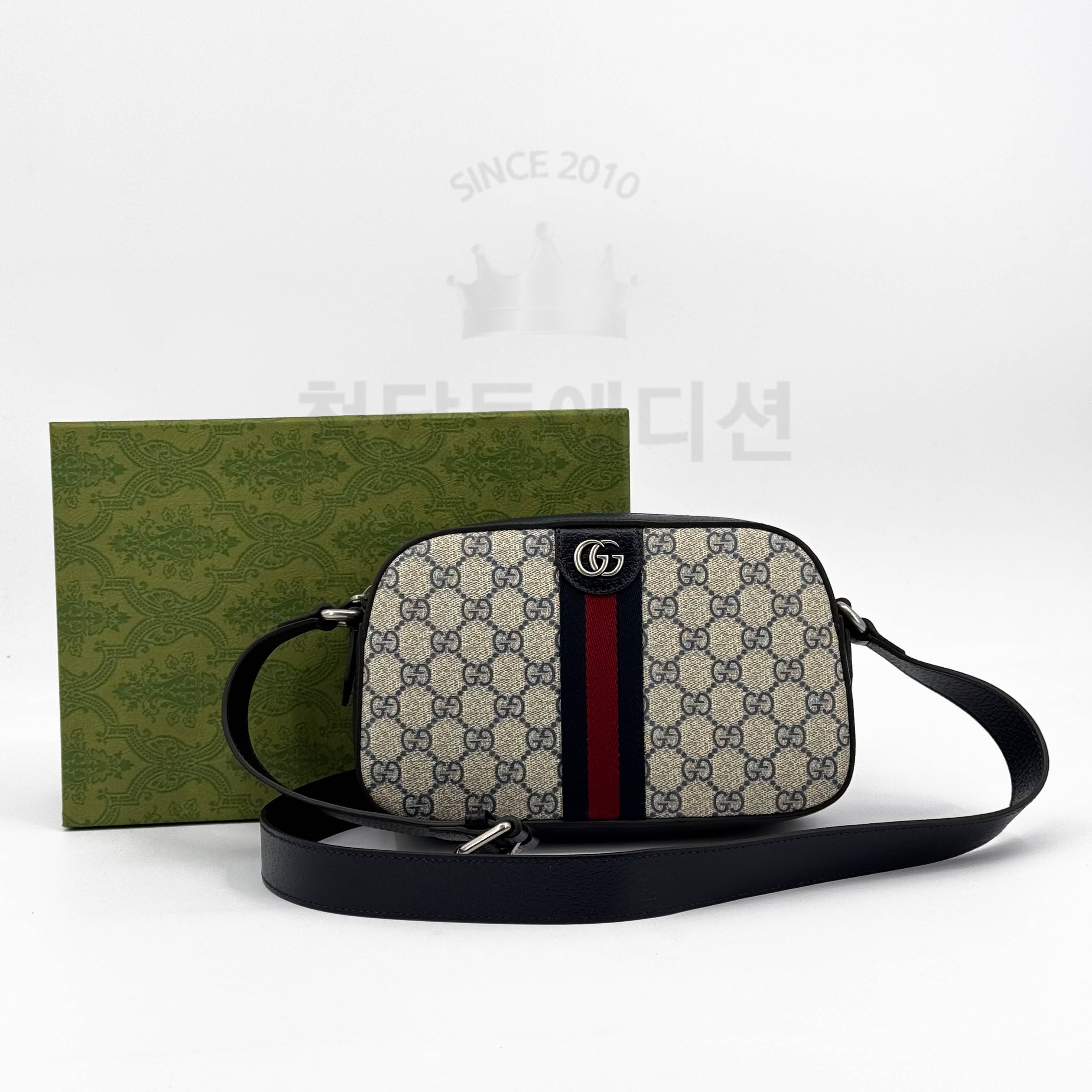 구찌 오피디아 웹로고 숄더 크로스백 681064