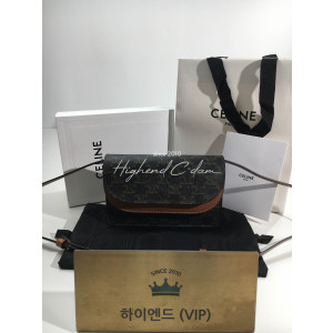 셀린느 월렛 온 스트랩 트리오페 캔버스 크로스백 (하이엔드급)