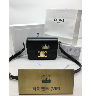 셀린느 트리오페 숄더백 샤이니 카프스킨 틴 / 미디움 (하이엔드급)