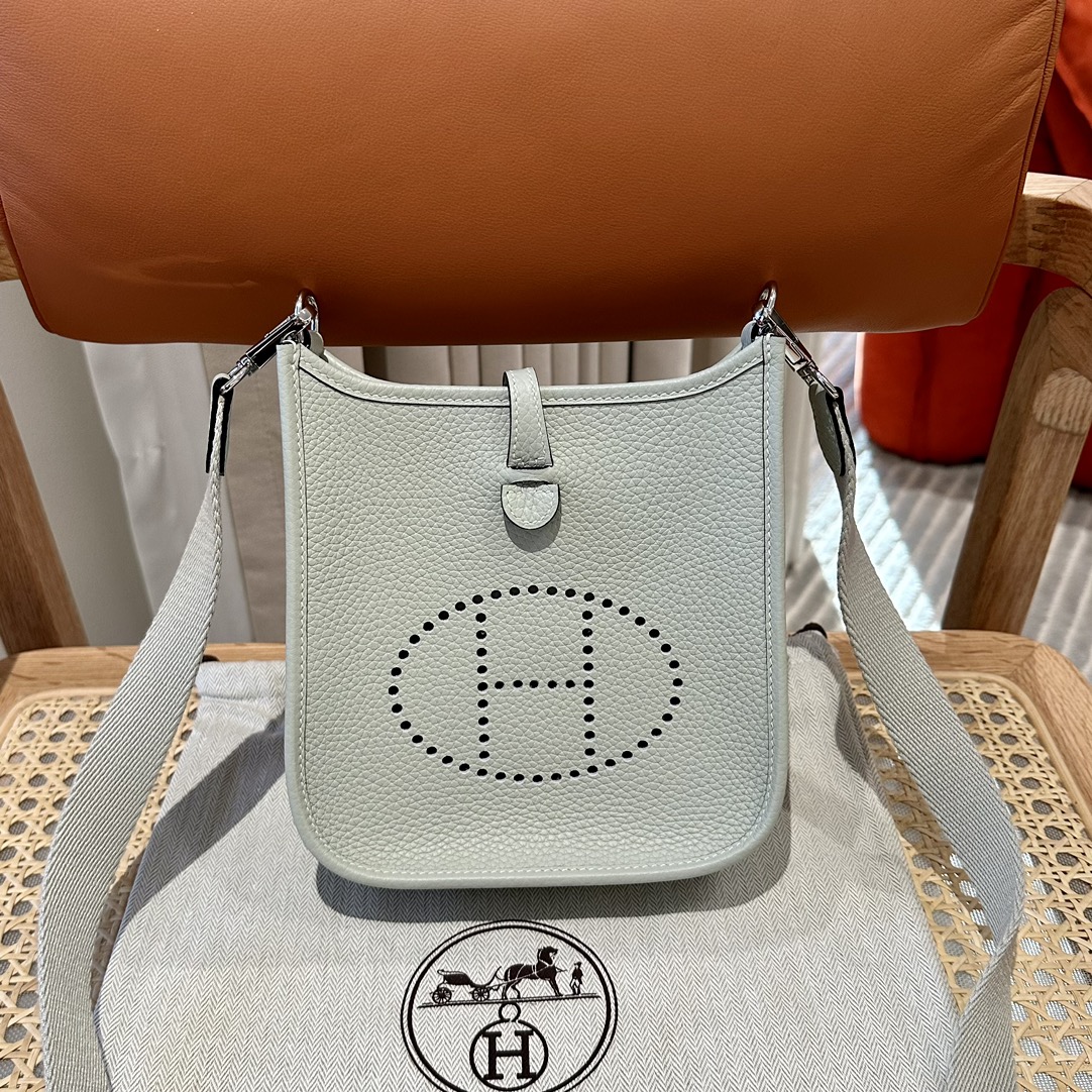 에르메스 에블린 미니 올수공 (컬러 미니 그리네베색)