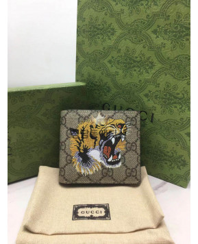 구찌 타이거 프린트 반지갑 451268