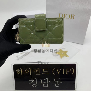 디올 까나쥬 페이던트 아코디언 카드지갑