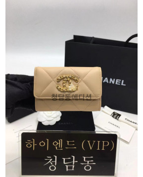 샤넬 19 카드지갑