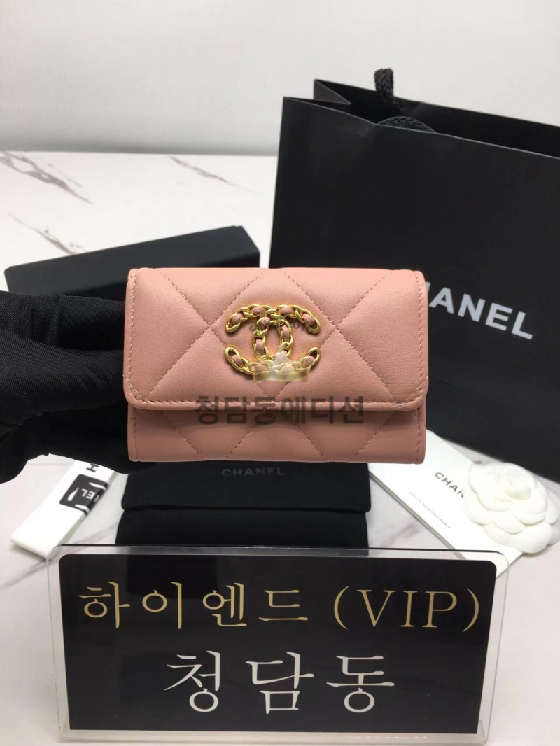 샤넬 19 카드지갑