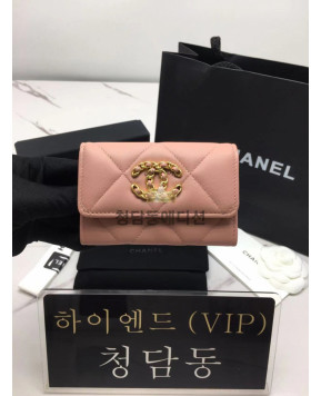 샤넬 19 카드지갑