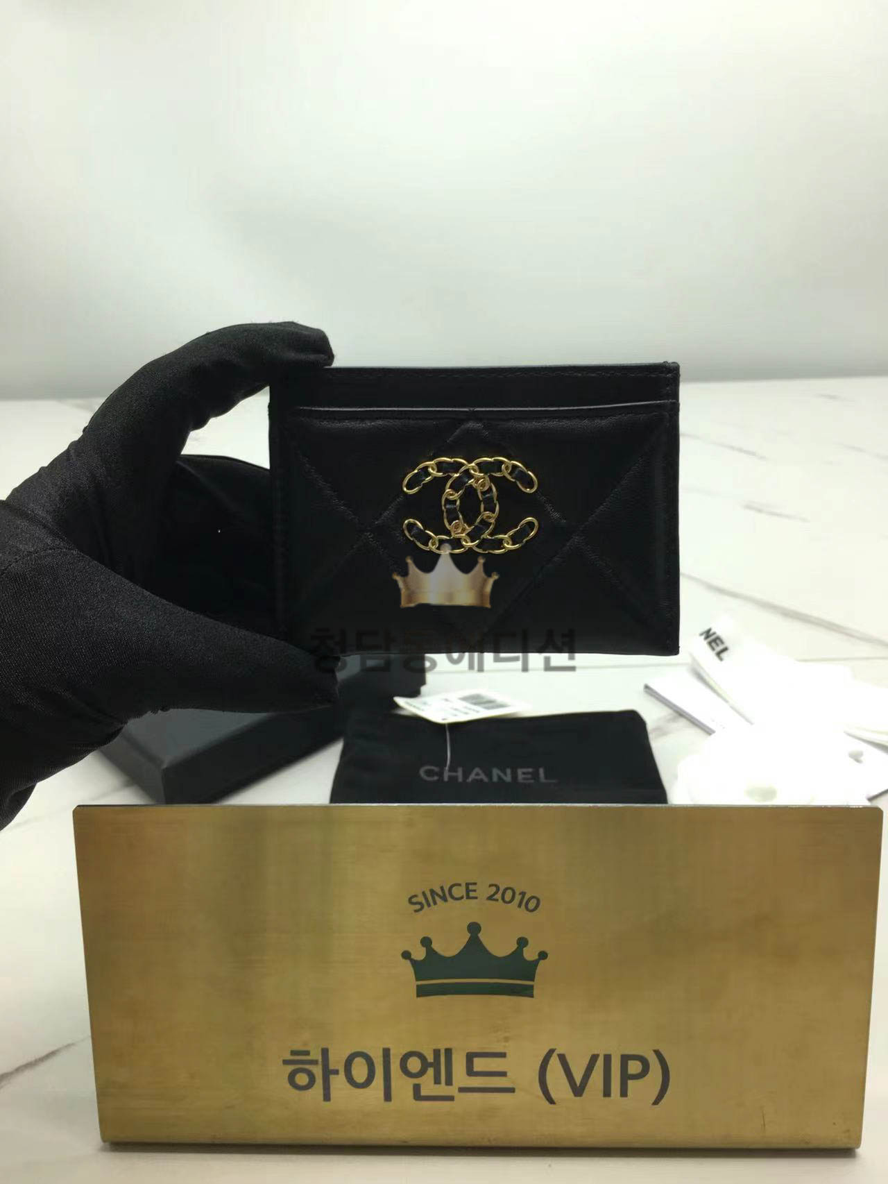 샤넬 19 카드홀더