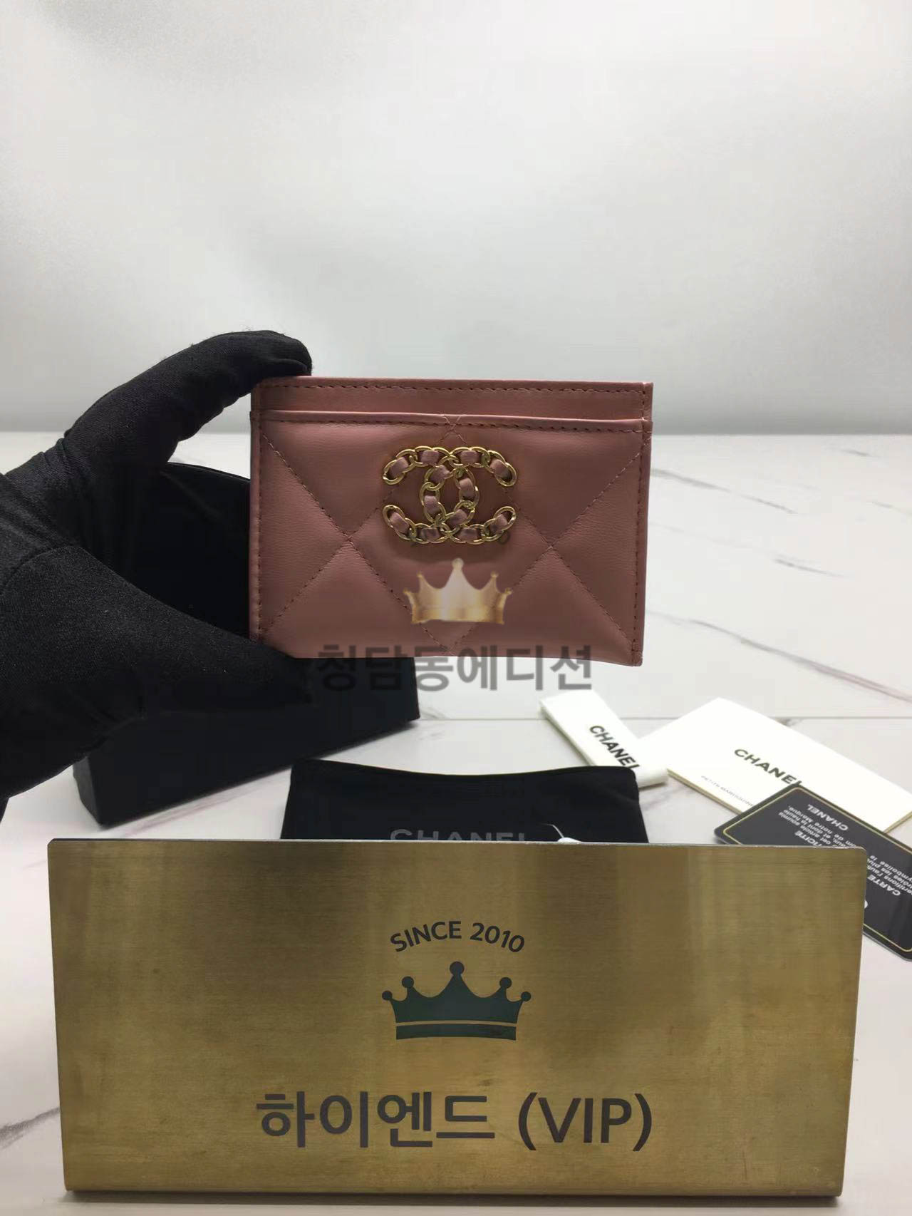 샤넬 19 카드홀더