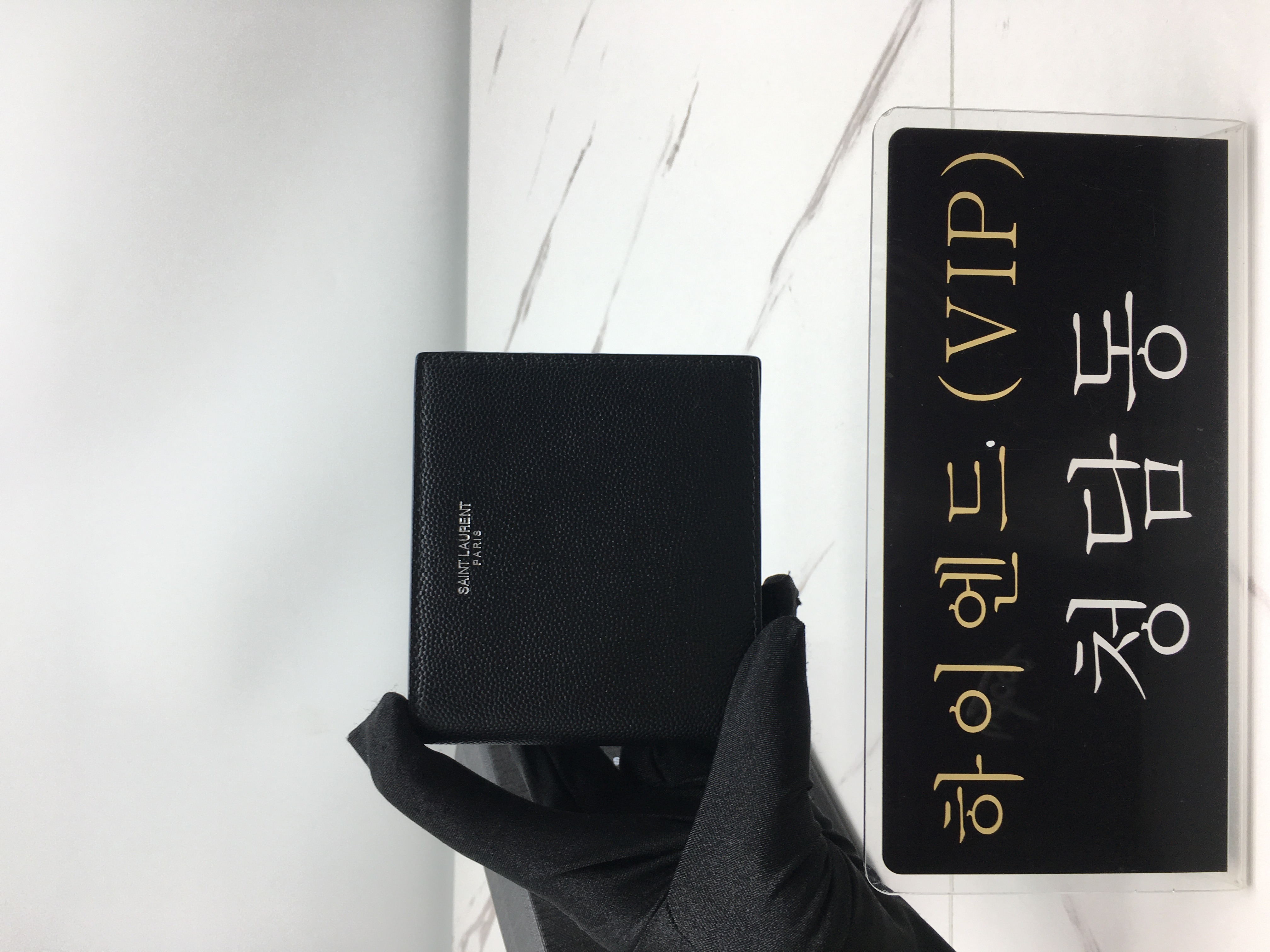 생로랑 모노그램 반지갑 463249