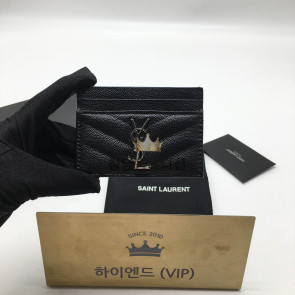 생로랑 모노그램 퀼팅 카드홀더 423291