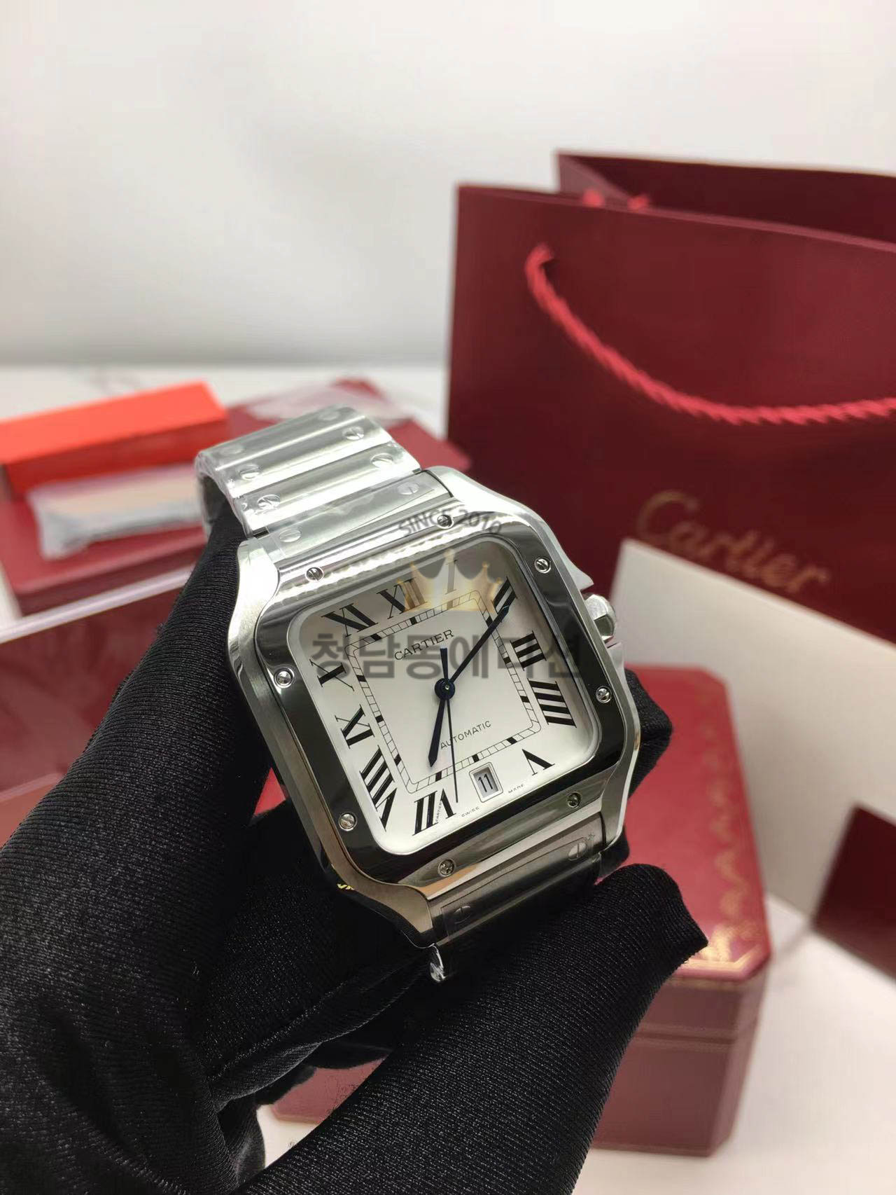 까르띠에 산토스 드 까르띠에 라지 WSSA0018