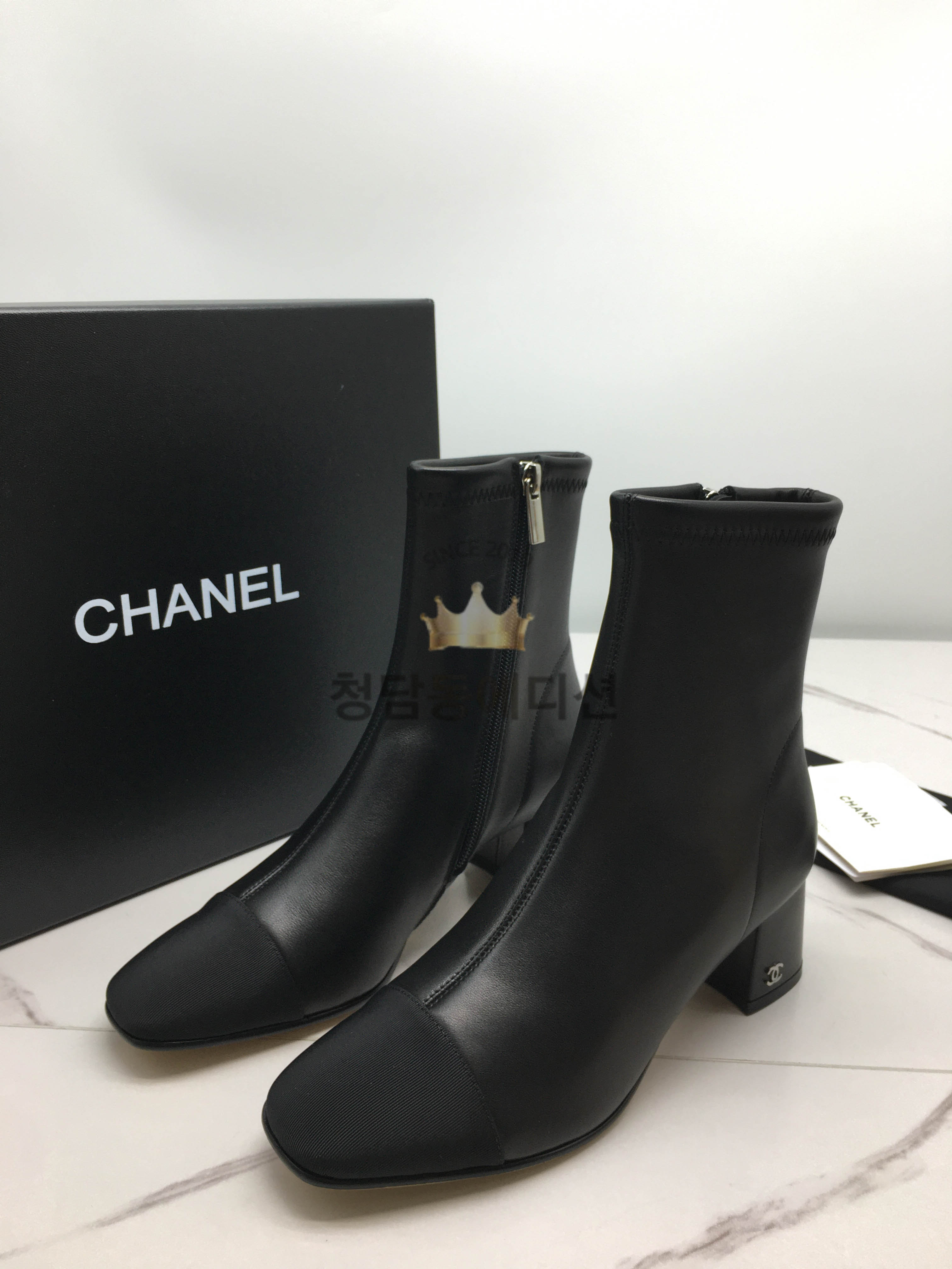 샤넬 앵클부츠힐 (3color)
