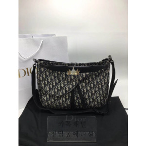 디올 CD 오블리크 새들 소프트백