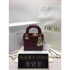 디올 레이디백 미니 (카프스킨)
