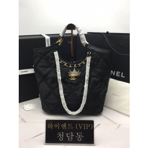 샤넬 나일론 체인 쇼퍼백