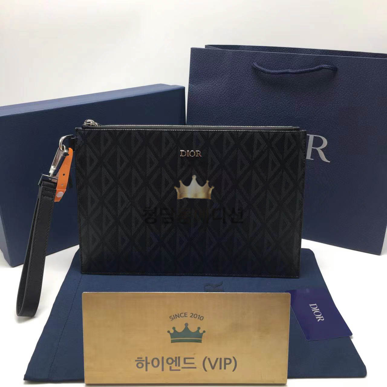 디올 다이아몬드 CD 클러치백 (26.5cm / 30cm)