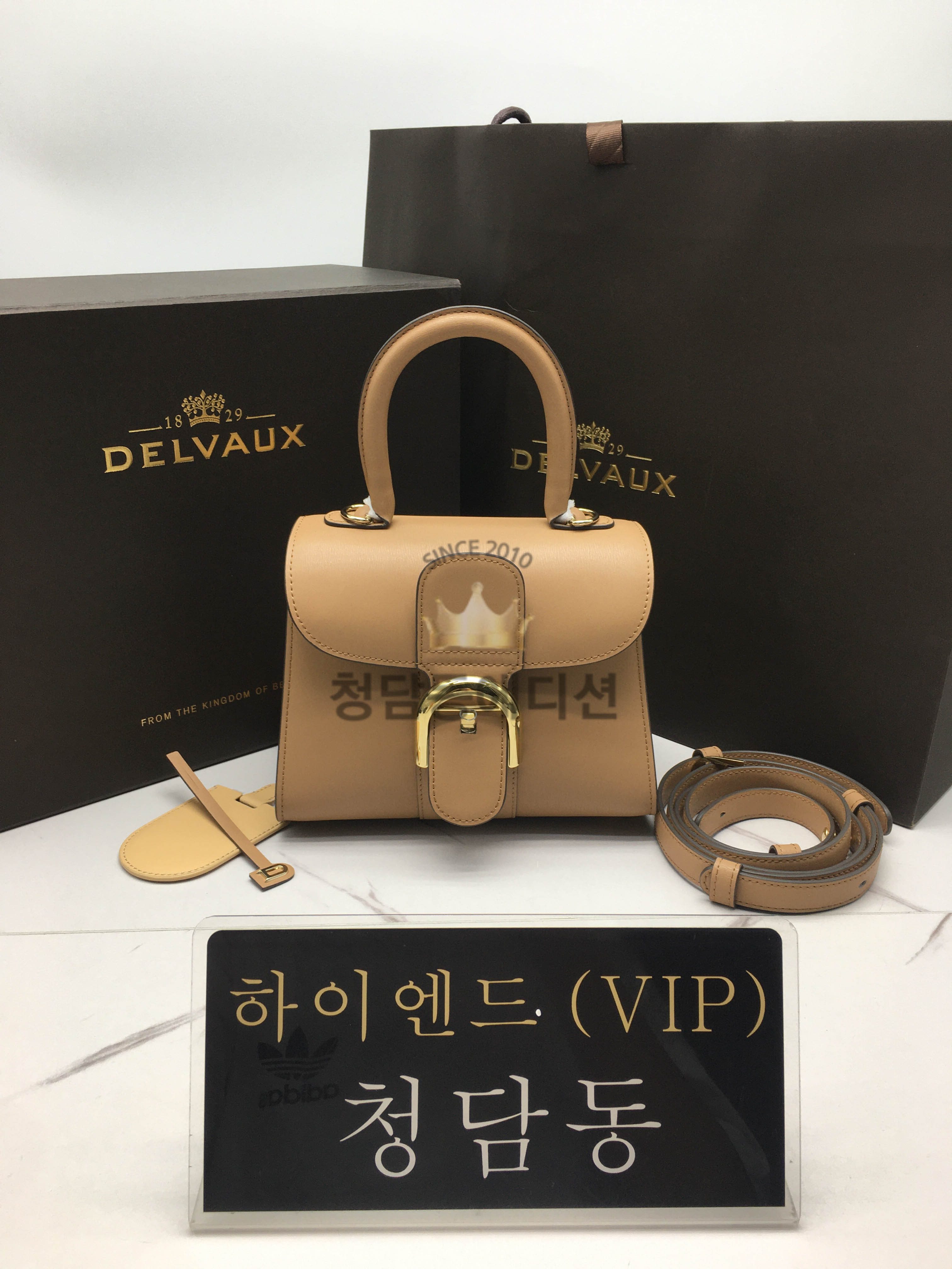 델보 브리앙 미니/PM (컬러 비죵) (금장/은장)